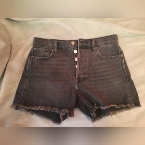 High waisted women Gap jean shorts